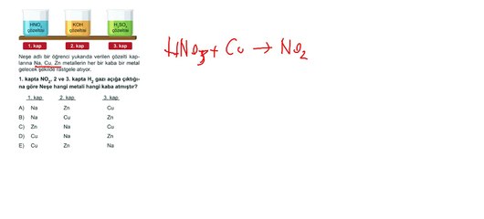 Sıradışı Analiz Yayınları TYT 1. Deneme Sınavı - Fen 11. Soru