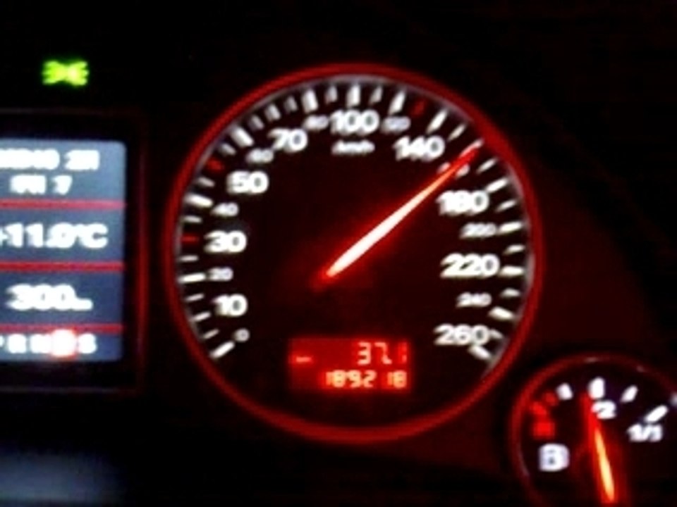 audi a4 260KMH EN 15SEC