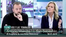 Tremendo: el 'falso obrero' y 'falso feminista' intenta darle lecciones de feminismo a Isabel San Sebastián