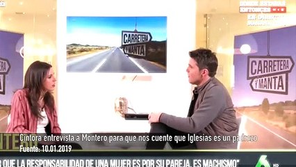 Cintora entrevista a Montero para que nos cuente a todos que Iglesias es un padrazo