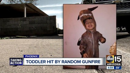 Child injured by random gunfire in Phoenix