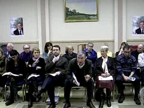 Réunion publique Herblay liste Lechalard centre ville