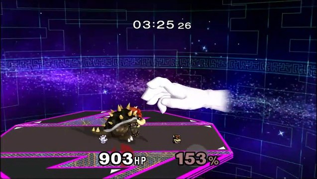 Super Smash Bros. Melee- Master Hand vs. Giga Bowser