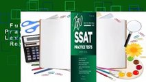 Full Version  SSAT Practice Tests: Upper Level (2nd Edition)  Review