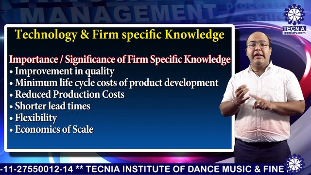 MBA || Dr. Varun kumar || Technology & Firm specific Knowledge || TIAS || TECNIA TV