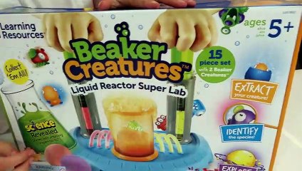 BEAKER CREATURES LIQUID REACTOR SUPER LAB - LEARNING RESOURCES