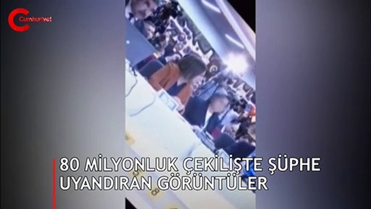 Milli Piyango çekilişindeki bu görüntü tartışma görüntüsü oldu!