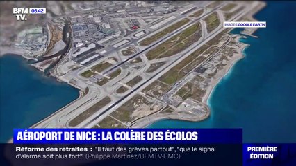 La colère des écologistes à Nice après l'autorisation de l'extension de l'aéroport
