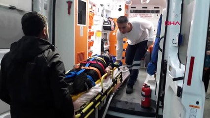 Erzincan yolcu otobüsü karla mücadele aracına çarptı 17 yaralı