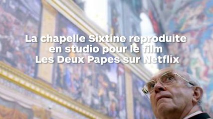 Les Deux Papes : construction  des décors et reproduction de la chapelle Sixtine (making of)