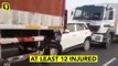 Several Vehicles Collide Due to Fog on NH 8 in Rajasthan's Alwar, 12 Injured