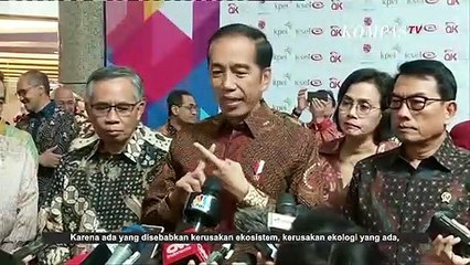 Jokowi Ungkap Penyebab Banjir 2020