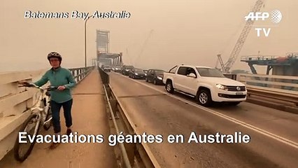 Evacuations de masse en Australie pour fuir les incendies