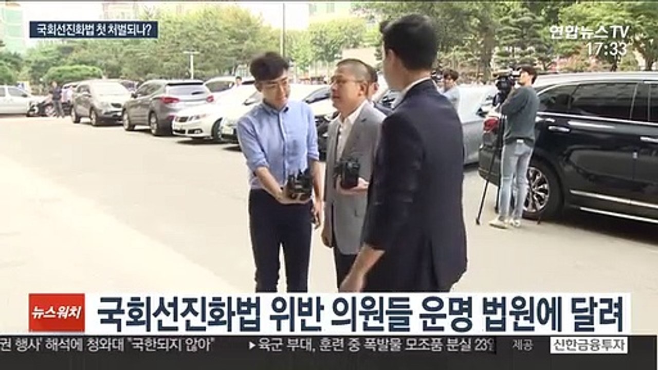 국회선진화법 벌금 500만원 이상시 의원직 상실
