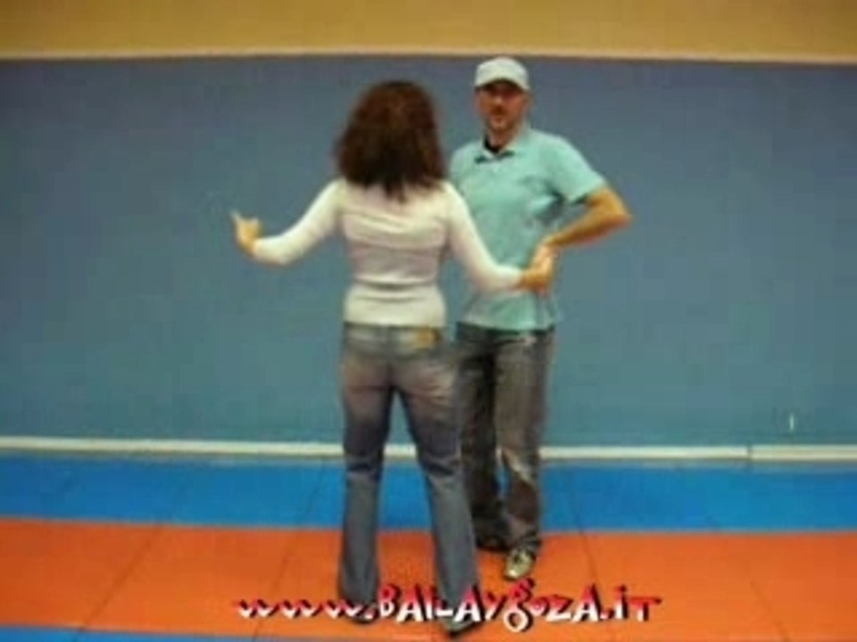 Bachata base - VUELTA DAM.+VUELTA CAV. (visuale B)