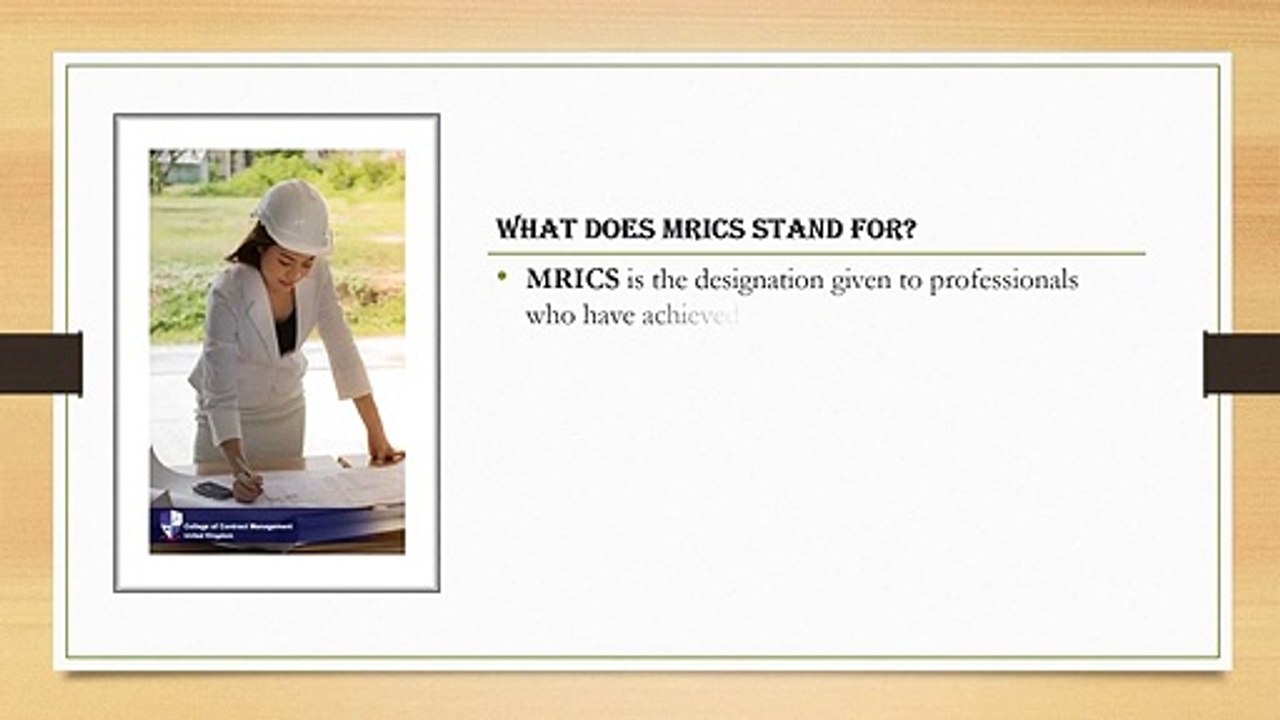 Study MRICS Online