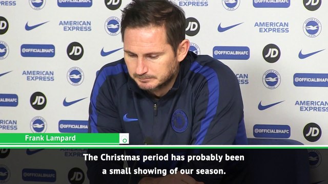 Recent performances reflect Chelsea's season - Lampard