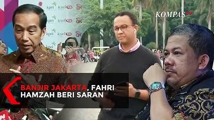 Banjir Jakarta, Fahri Hamzah Beri Saran