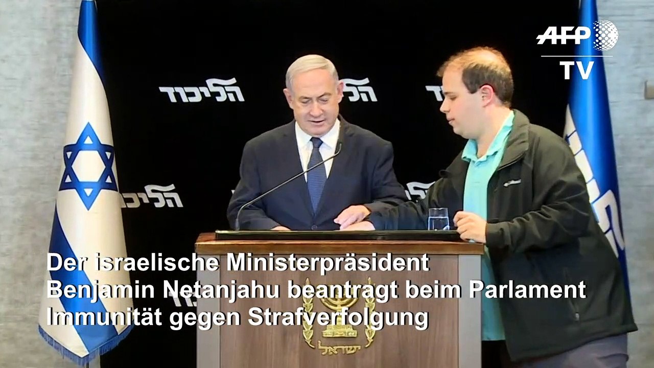 Netanjahu beantragt Immunität vor Strafverfolgung