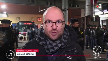 Grève contre la réforme des retraites : un dépôt de bus bloqué à Paris