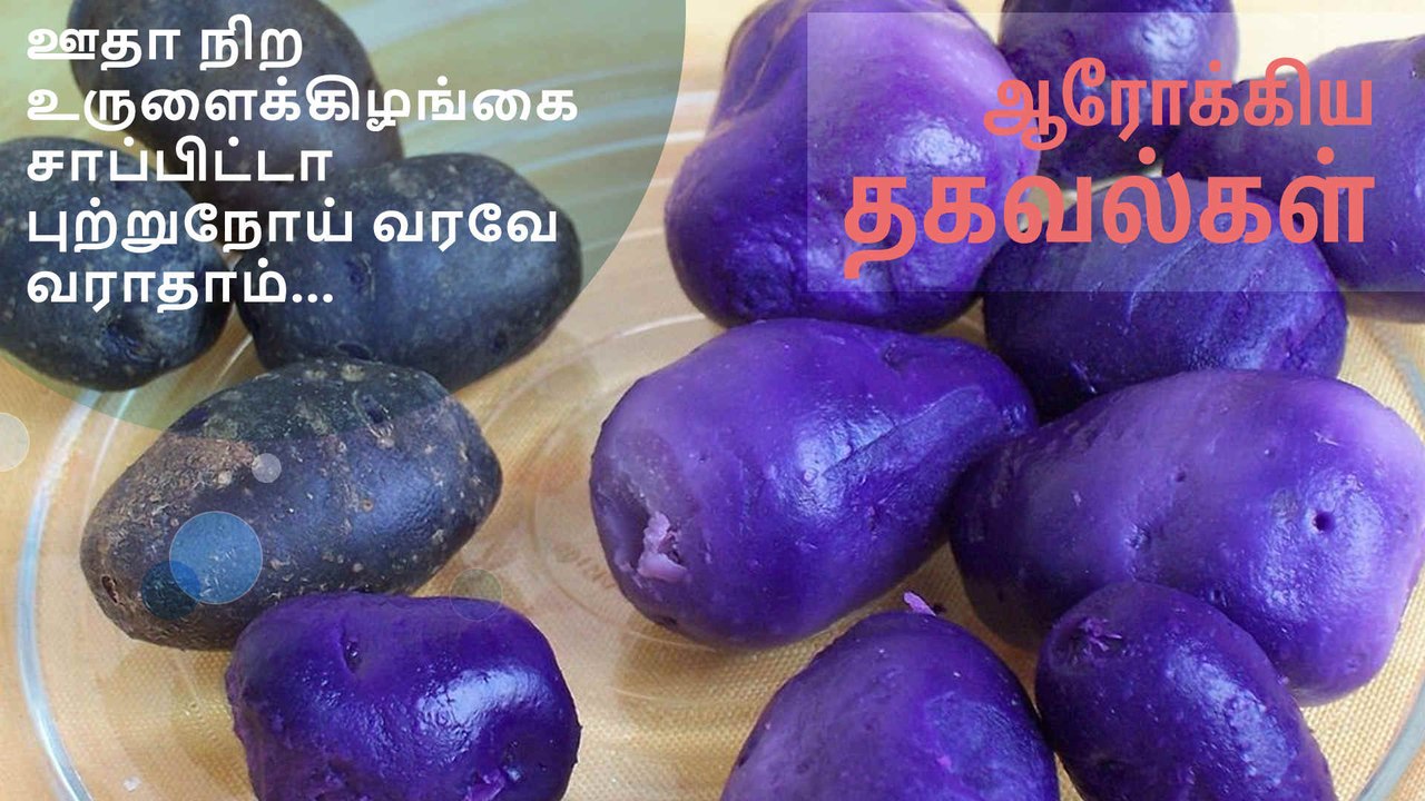 ஊதா நிற உருளைக்கிழங்கை சாப்பிட்டா புற்றுநோய் வரவே வராதாம்.!