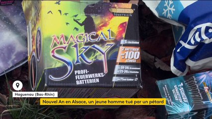 Nouvel An : un homme tué par un pétard en Alsace