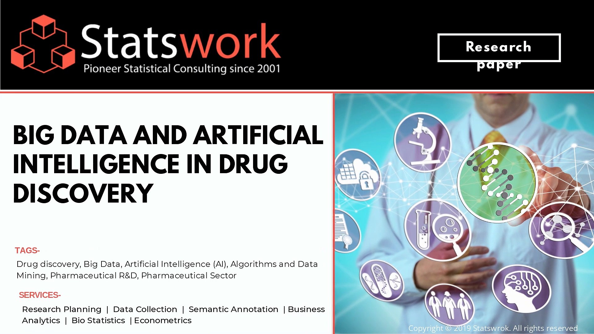 Big Data and Artificial intelligence in Drug Discovery - Statswork