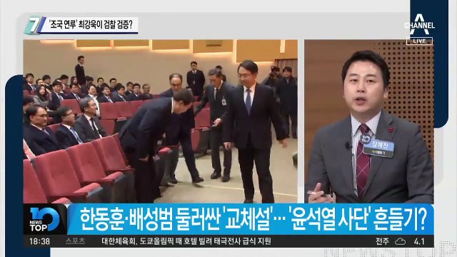 ‘조국 연루’ 최강욱이 검찰 검증?