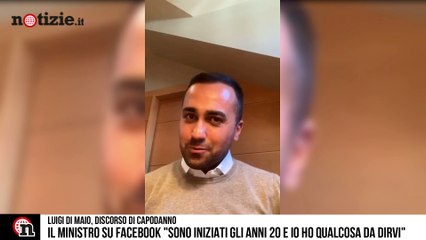 Di Maio e il discorso di Capodanno "Ecco i propositi per il 2020" | Notizie.it
