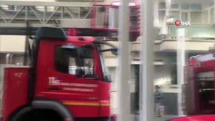 Apartman dairesinde çıkan yangın korkuttu