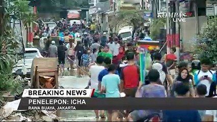 Banjir Rawa Buaya, Air Masih Setinggi Dada Orang Dewasa