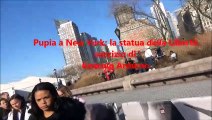 Pupia a New York- la Statua della Libertà (01.01.20)