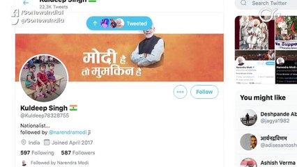 नए साल पर ट्रोल्स को पीएम मोदी का ‘तोहफ़ा’, गालीगलौच करने वालों को फॉलो किया