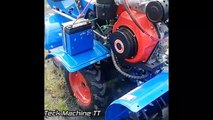 Amazing Modern Design Unique Agriculture Machines Plowing Tractor, Harvester Working At Farm