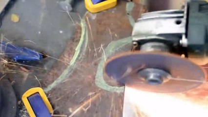 Ax-making machine. It works incredibly fast.