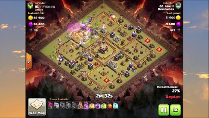 Deslondes November CWL war 6 TH10 v TH11 attacks