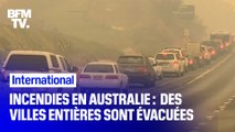 Des villes entières sont évacuées à cause des incendies en Australie