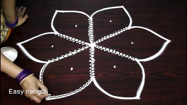 5x3 dots muggulu designs kolam with 5 dots easy rangoli designs with 5 dots