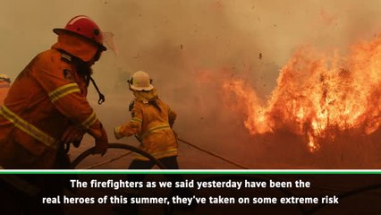 Paine, McGrath praise emergency services as bushfire crisis continues