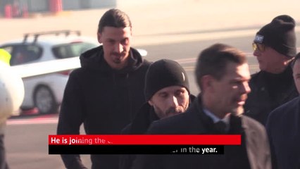 Download Video: Ibrahimovic receives a hero's welcome on return to Milan