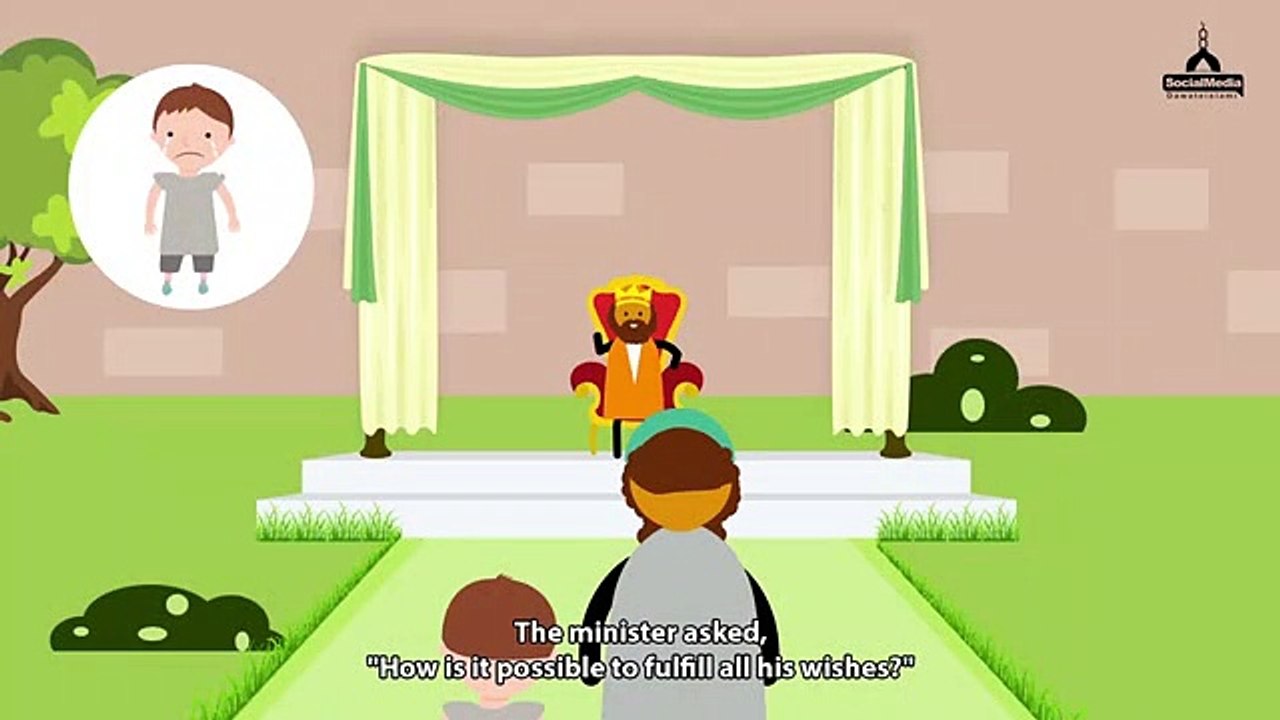 Beautiful Story about a King,Minister and his Son  (English  Animated Stroy) _ Dawateislami