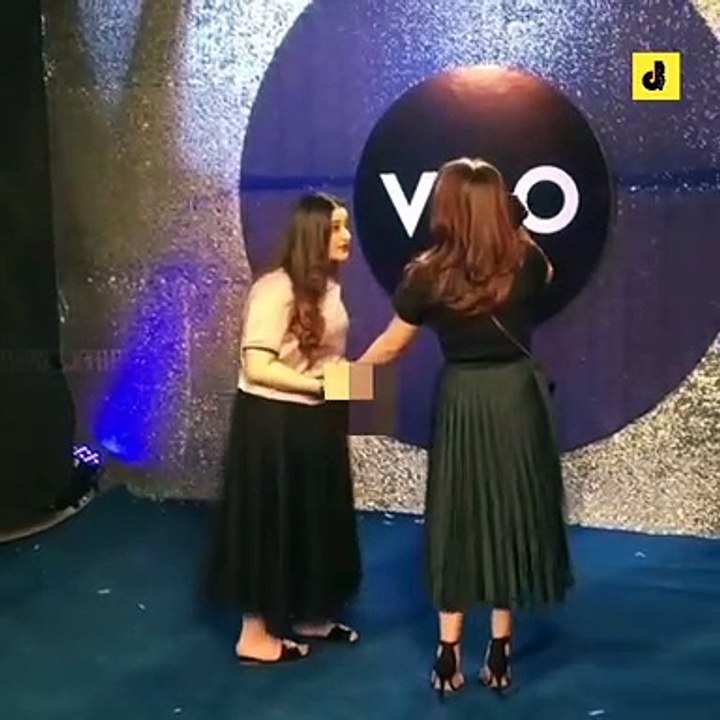 Aiman Khan and Muneed enjoying New Year party