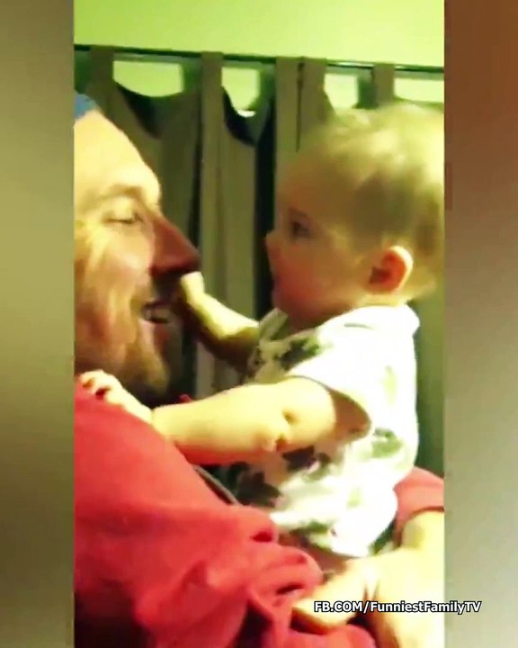 Funniest Baby Biting Daddy video Dailymotion