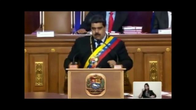El eructo de Nicolás Maduro en su discurso en la Asamblea Nacional Constituyente