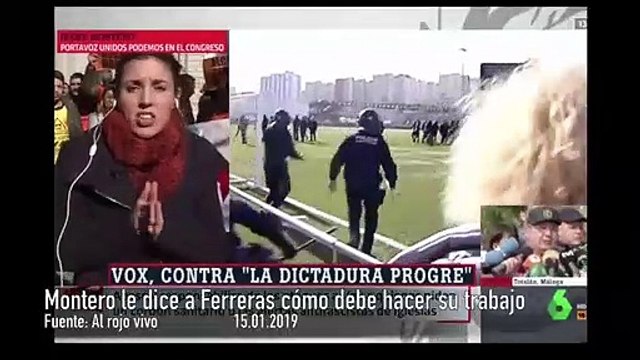 Irene Montero le dice a Ferreras cómo debe hacer su trabajo con VOX y el otro ni pío