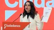 Arrimadas apela a barones de PSOE para intentar “frenar la locura” del pacto con ERC