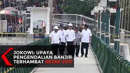 Jokowi: Upaya Pengendalian Banjir Jakarta Terhambat Sejak 2017!