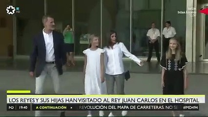 Felipe VI corta a su hija ante una pregunta de los periodistas: "Una cosa íntima"