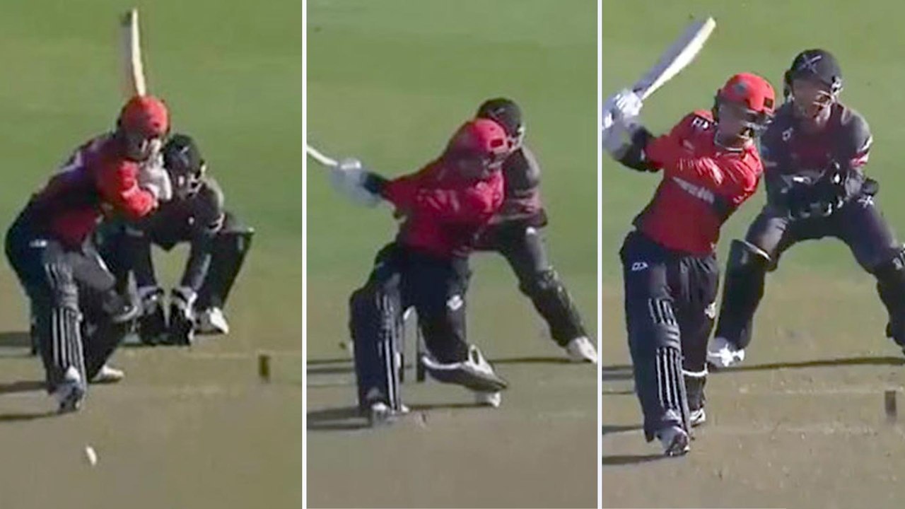 Leo Carter Hits Six Sixes In An Over, Becomes 7th Batsman To Achieve Feat || Oneindia Telugu