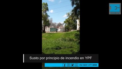 Un principio de incendio en YPF generó susto y preocupación en la Región